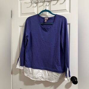 Purple Blouse w/ cute accents
